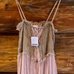 Mesh Free People intimately gown